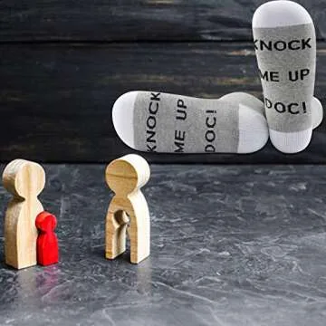 JXGZSO Lucky IVF Transfer Socks - Knock Me Up Doc