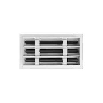 BUILDMART - 12x6 Modern AC Vent Cover - Decorative White Air Vent - Standard Linear Slot Diffuser - ...