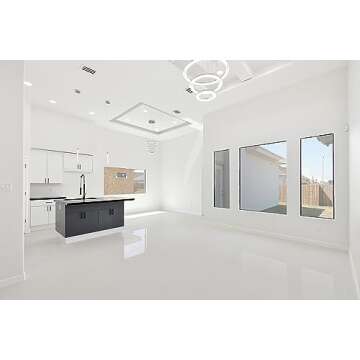 BUILDMART - 12x6 Modern AC Vent Cover - Decorative White Air Vent - Standard Linear Slot Diffuser - Register Grille for Ceiling, Walls & Floors - Texas Buildmart