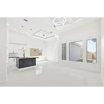 BUILDMART - 12x6 Modern AC Vent Cover - Decorative White Air Vent - Standard Linear Slot Diffuser - Register Grille for Ceiling, Walls & Floors - Texas Buildmart