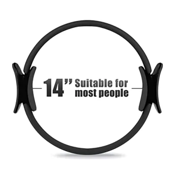 RitFit Pilates Ring - 14 Inch Fitness Circle for Toning