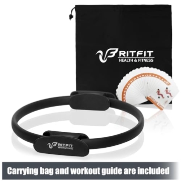 RitFit Pilates Ring - 14 Inch Fitness Circle for Toning