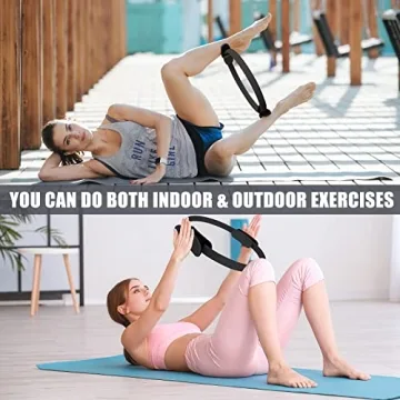 RitFit Pilates Ring - 14 Inch Fitness Circle for Toning