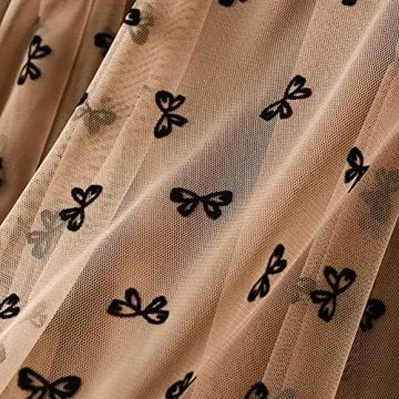 Dirholl A-Line Thick Fabric Khaki Midi Skirt for Women