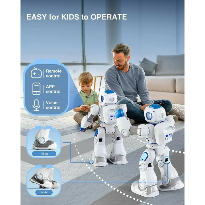 Ruko 1088 Smart Robot for Kids - Voice & App Control