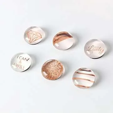 Buy MEI YI TIAN Rose Gold Fridge Magnets Online
