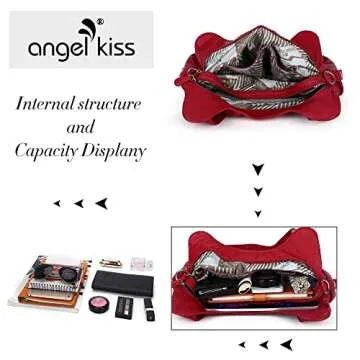 Angelkiss Vintage Hobo Bag - Stylish Everyday Use