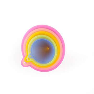 Mirenlife 5 Sizes Candy Colors Plastic Funnel Set - Versatile Kitchen Tools