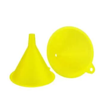 Mirenlife Candy Colors Plastic Funnel Set for Kitchen Tools