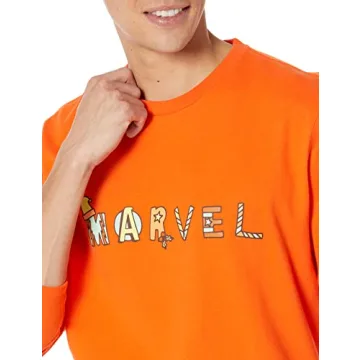 Men's Disney & Marvel Flannel Pajama Set - Festive PJs