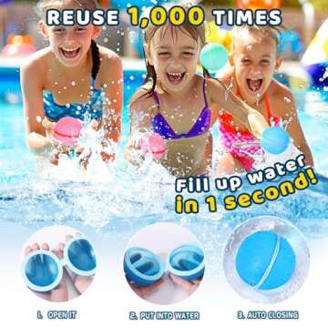 Reusable Water Balloons - Summer Fun for All Ages