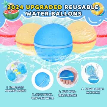 Reusable Water Balloons - Summer Fun for All Ages