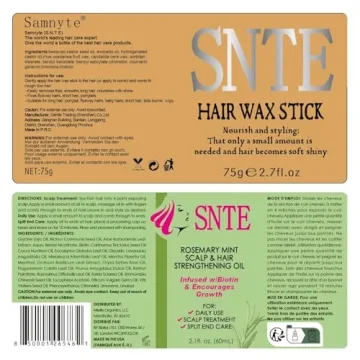 Rosemary Oil Hair Wax Stick for Growth and Repair