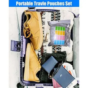 SEQUHITKU 17 Pack Travel Pouches for Toiletries