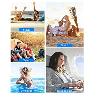 SEQUHITKU 17 Pack Travel Pouches for Toiletries