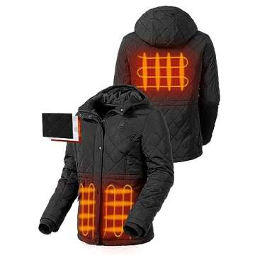 SGKOW Heated Jacket for Women - Stay Warm Outdoors