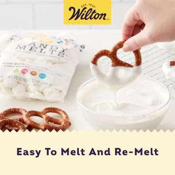 Wilton Melting Chocolate White Candy Melts for Cake Pops