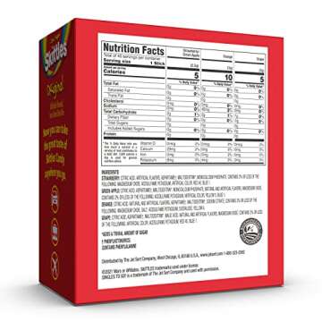 Skittles Singles To Go Variety Pack, Watertok Powdered Drink Mix, Zero Sugar, Low Calorie, Includes ...