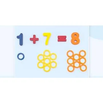 COMACE Wooden Number Puzzle for Toddler Activities - Montessori Toys for Toddlers Shape Sorting Counting Game for Kids - Preschool Math Learning Toys - Magnetic Fishing Game- Toddler Toys