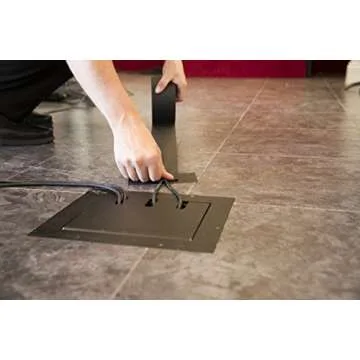 Shurtape P- 628 Professional Grade, Coated Gaffer's Tape, 48mm x 50m, Social Distancing Marking, Gray, 1 Roll (118267)