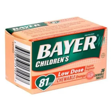 Bayer Chewable Low Dose Aspirin Orange - Value Pack