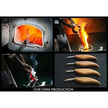 BeaverCraft Wood Carving Detail Knife C8 1.5" Whittling Knife for Detail Wood Carving Craft Knife - Chip Carving Knife Wood Carving Tools for Beginners and Kids