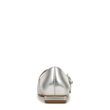 Franco Sarto Women's Tinsley Mary Jane Flats in Silver Metallic