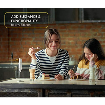 Unicoff 19000 RPM Milk Frother Wireless with Recipes