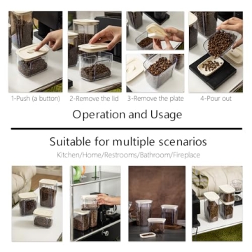 LivLab 600ML Food Storage Container for Kitchen Organization