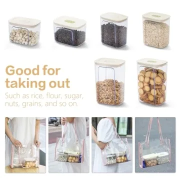 LivLab 600ML Food Storage Container for Kitchen Organization