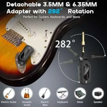 5.8GHz Wireless Guitar System - Low Latency and Long Range