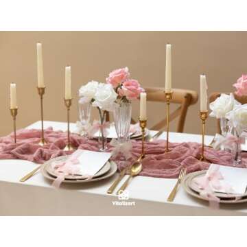 Vitalizart Ivory White Chiffon Silk Ribbon 1" x 21 Yd Fringe Fabric Package (3 Rolls * 7 Yd) for Wedding Invitations Bridal Bouquets Decorations Gifts Wrapping & Bow Making Cream