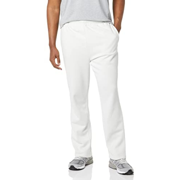 Shop Amazon Essentials Men's Fleece Open Bottom Sweatpants