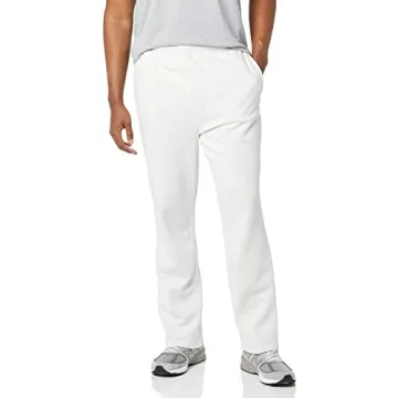 Shop Amazon Essentials Men's Fleece Open Bottom Sweatpants