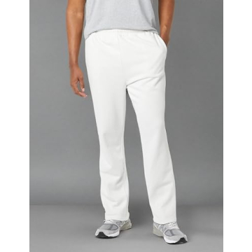 Shop Amazon Essentials Men's Fleece Open Bottom Sweatpants