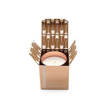 Jonathan Adler Gold-Champagne Scented Candle for Home Decor