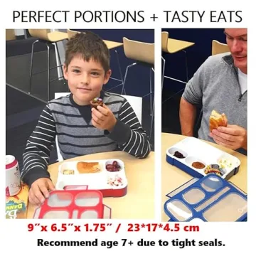 Bento Lunch Box for Kids with Utensils, Leakproof & BPA-Free