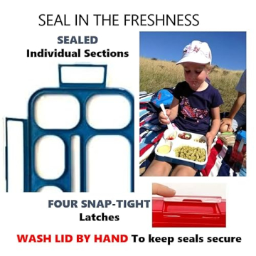 Bento Lunch Box for Kids with Utensils, Leakproof & BPA-Free