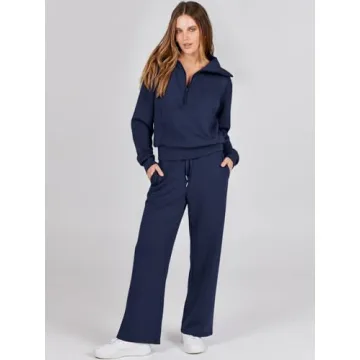 Trendy ANRABESS 2 Piece Sweatsuit for Women