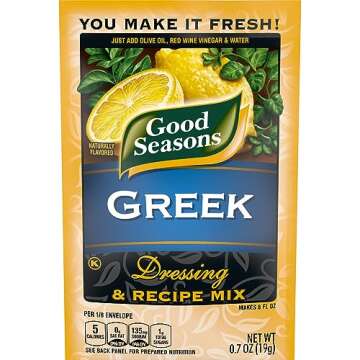 Good Seasons Greek Dressing Mix .7 Oz (Pack of 6)
