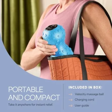 LifePro 4-Speed Vibrating Massage Peanut Ball for Recovery