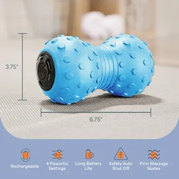 LifePro 4-Speed Vibrating Massage Peanut Ball for Recovery