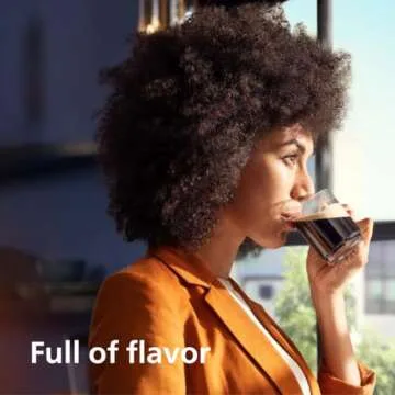 Philips 4400 Series Fully Automatic Espresso Machine – 12 Hot & Iced Coffees, Quick-to-Clean LatteGo Milk System, SilentBrew, QuickStart, Ceramic Grinder, Black Chrome (EP4444/90)