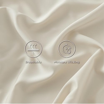 Luxurious Cooling King Size Sheets - Bedsure Bamboo Rayon