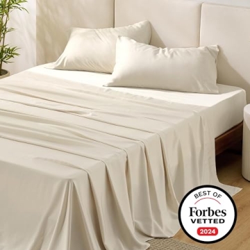 Luxurious Cooling King Size Sheets - Bedsure Bamboo Rayon