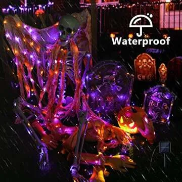 Brizled Halloween Orange & Purple Lights - 240 LEDs