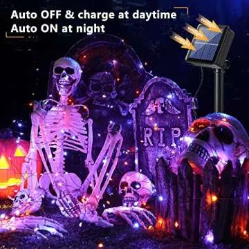 Brizled Halloween Orange & Purple Lights - 240 LEDs