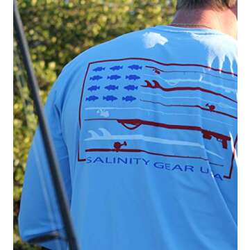 Salinity Gear UPF 50+ Fishing Shirt for Outdoor Activities