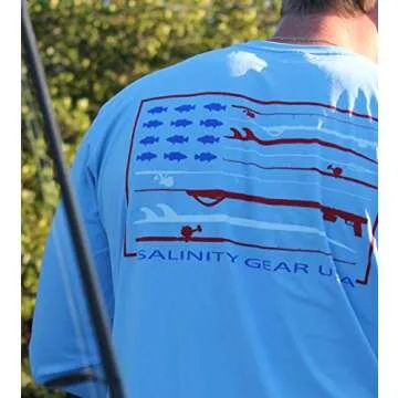 Salinity Gear UPF 50+ Fishing Shirt for Outdoor Activities