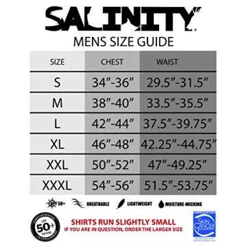 Salinity Gear UPF 50+ Fishing Shirt for Outdoor Activities